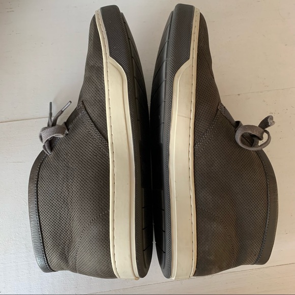 Vince Perforated Sport Suede Sneaker Boot Size 10 - Picture 11 of 13